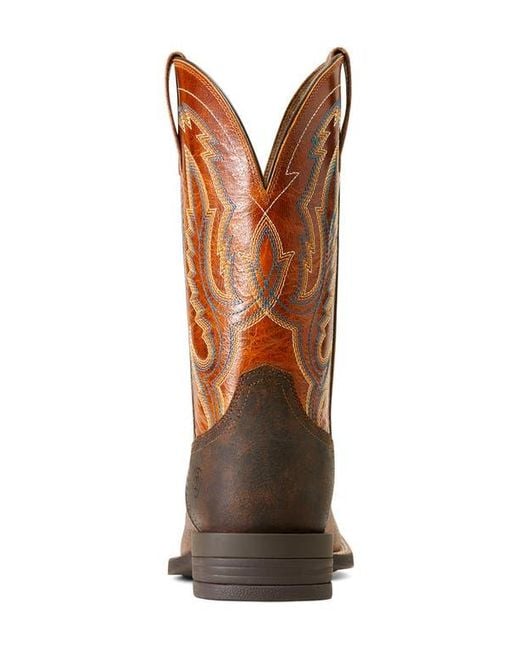 Ariat Brown Steadfast Western Boot for men
