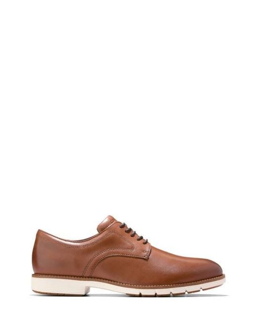 Cole Haan Brown Flexgrand 360 Plain Toe Derby for men