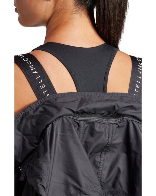 Adidas By Stella McCartney Black Sportswear Long Parka