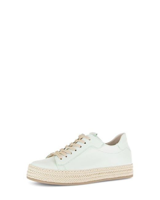 Gabor White Platform Sneaker