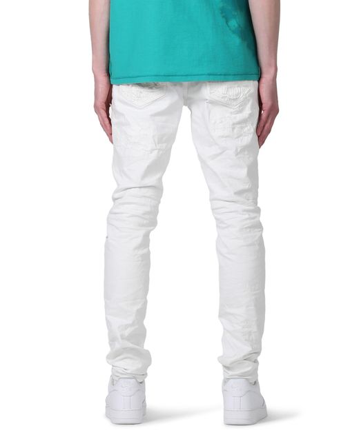 Purple Brand Blue P001 Low Rise Skinny Jeans for men