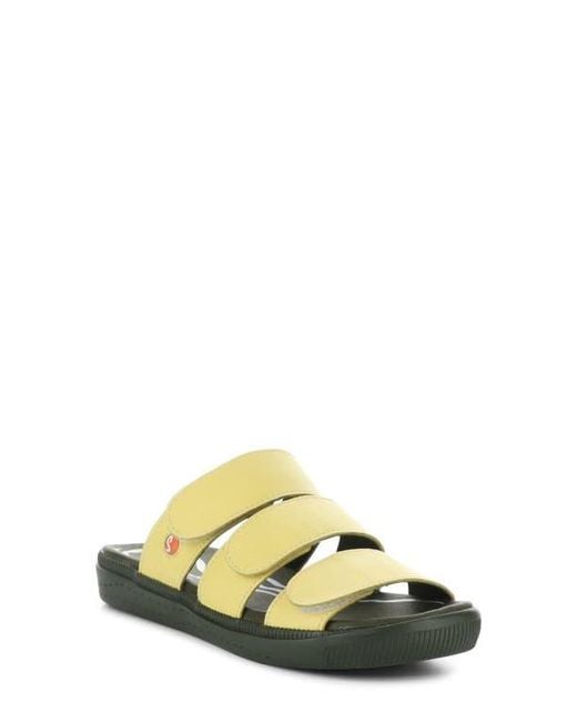 Softinos Yellow Slide Sandal