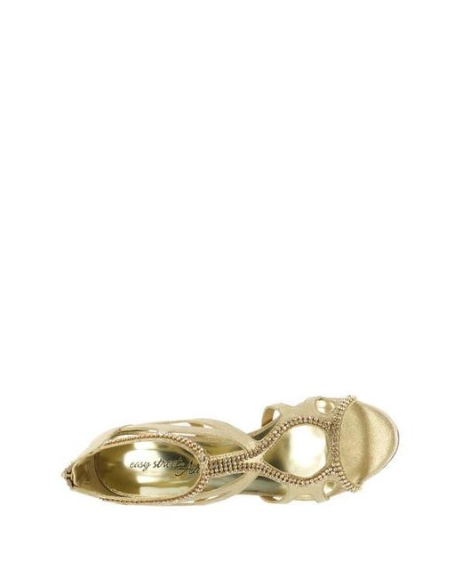 Easy Street Metallic Flattery Cage Pump