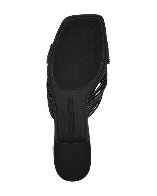 Tommy Hilfiger Black Pilie Slide Sandal