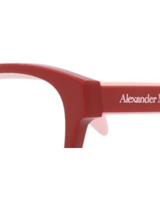McQueen Brown 52Mm Square Optical Glasses
