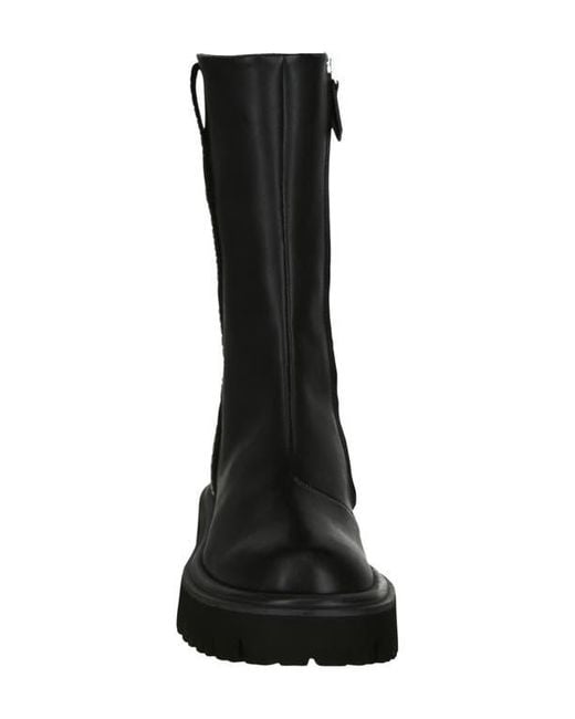 Moschino Black Leather Boot