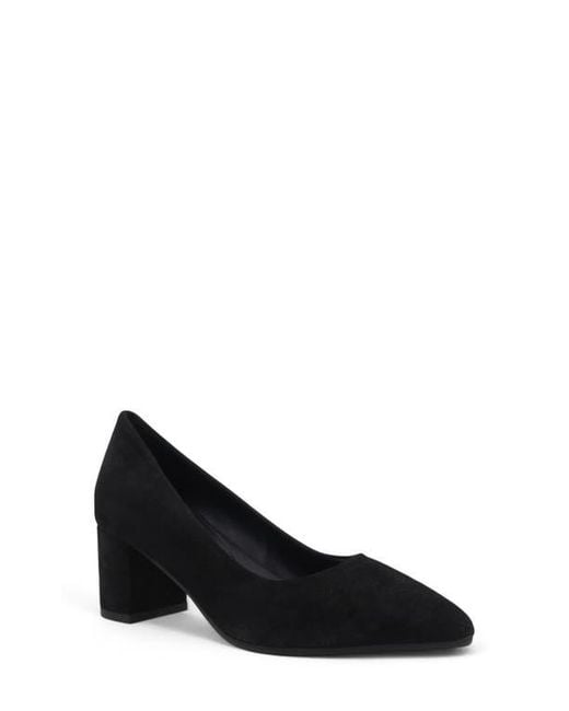 Aquatalia Black Kari Weatherproof Pointed Toe Pump