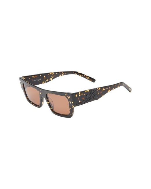 MCM 53mm Gradient Sunglasses MCM Square Sunglasses MCM723S 001 Black 53mm Gray Gradient  main image 4
