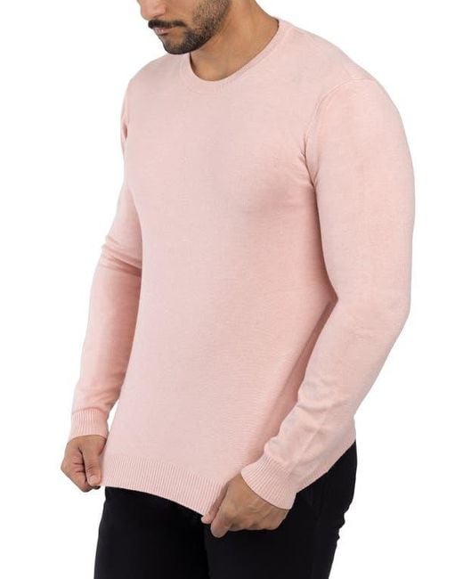 Xray Jeans Pink Crewneck Knitted Pullover Sweater for men