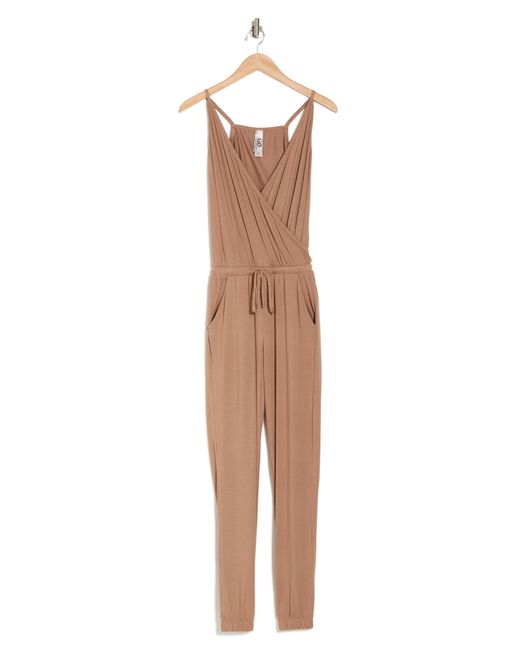 Go Couture Multicolor Sleeveless Drawstring Waist Jumpsuit