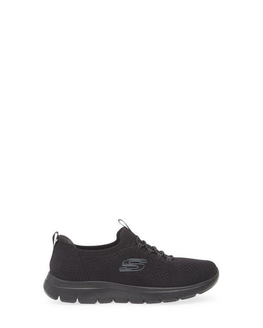 Skechers Black Summits Knit Sneaker