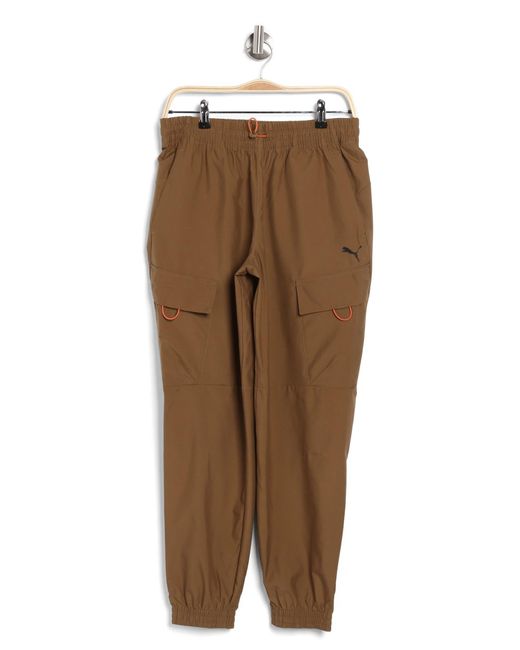 PUMA Natural Open Road Recycled Polyester Cargo Pants for men