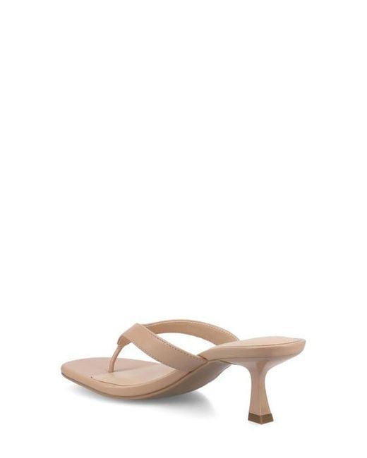 Journee Collection Natural Danielle Slide Sandal