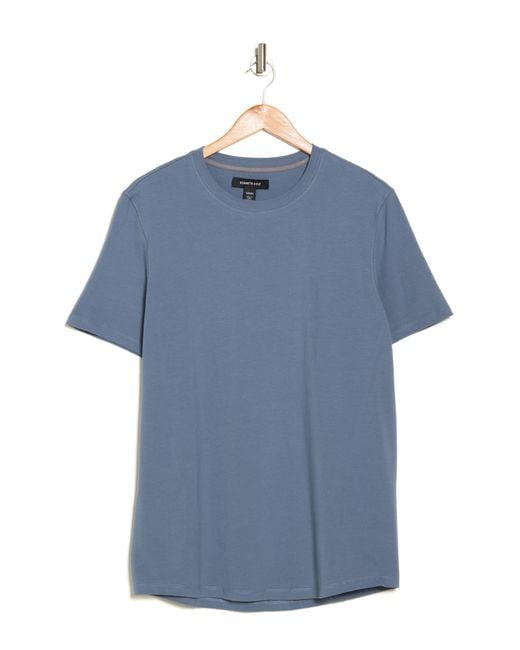 Kenneth Cole Blue Cotton Blend T-shirt for men