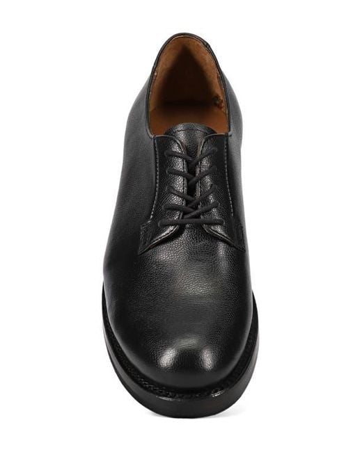 Frye Black Dylan Plain Toe Oxford for men