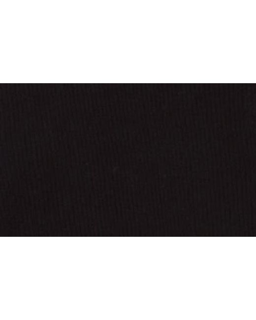 Melrose and Market Black Pointelle Knit Button-Up Top