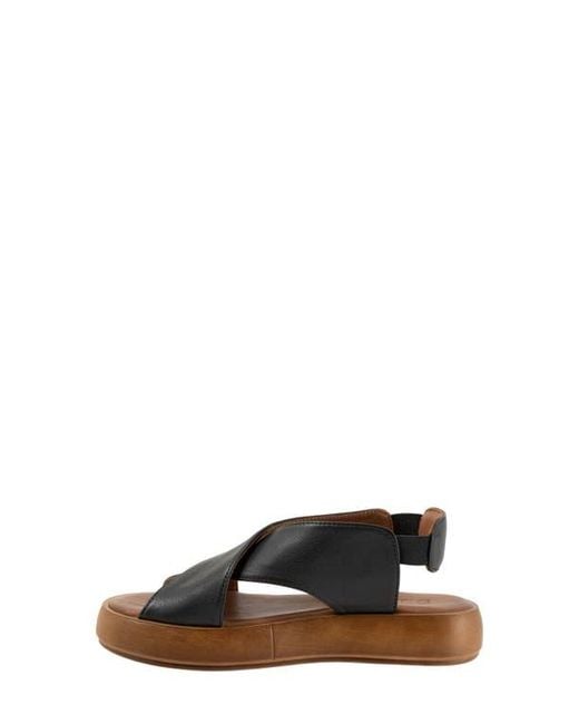 BUENO Black Jayden Sandal