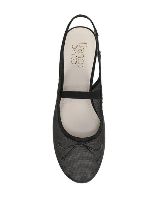 Franco Sarto Black Chara Slingback Flat