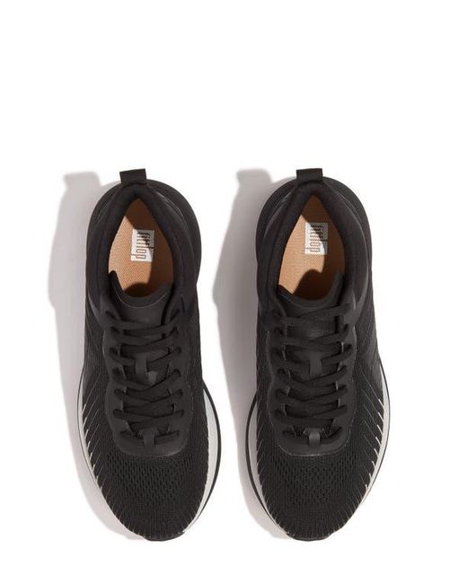 Fitflop Black Ff Runner Mesh Sneaker