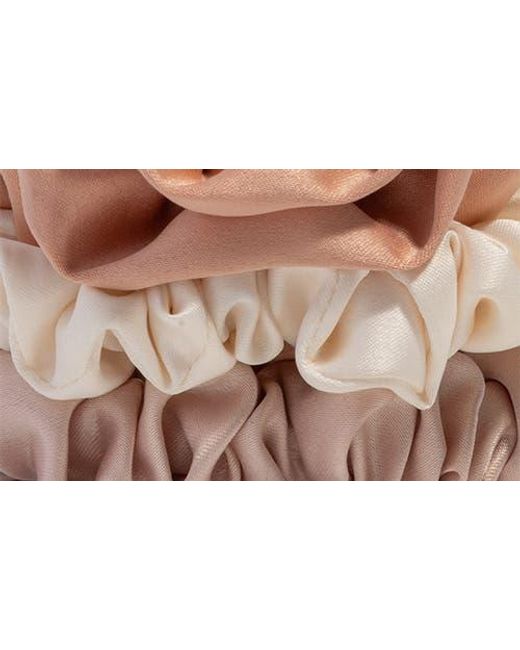 Kitsch Pink 3-Pack Assorted Rosette Scrunchies