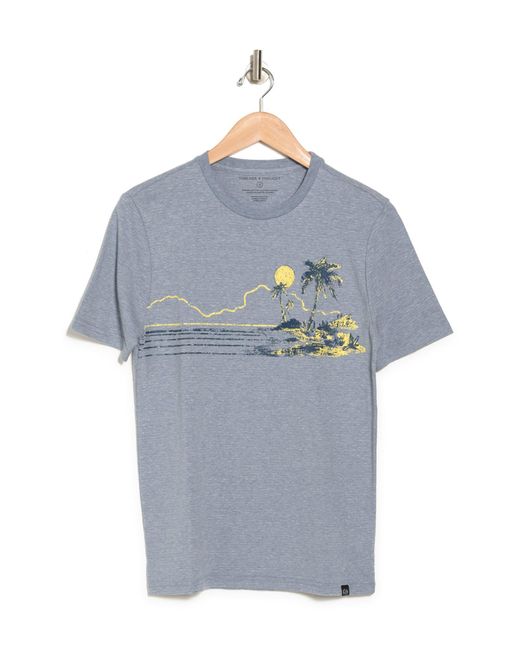 Beach Scene Graphic T-shirt 