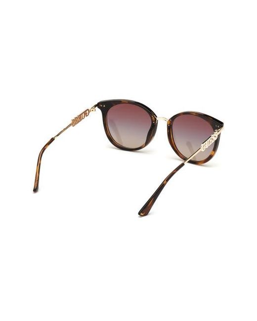 Guess Brown Round Sunglasses for men