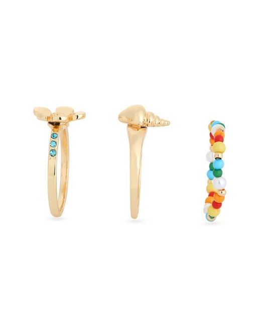 Leith White 3-Pack Assorted Rings