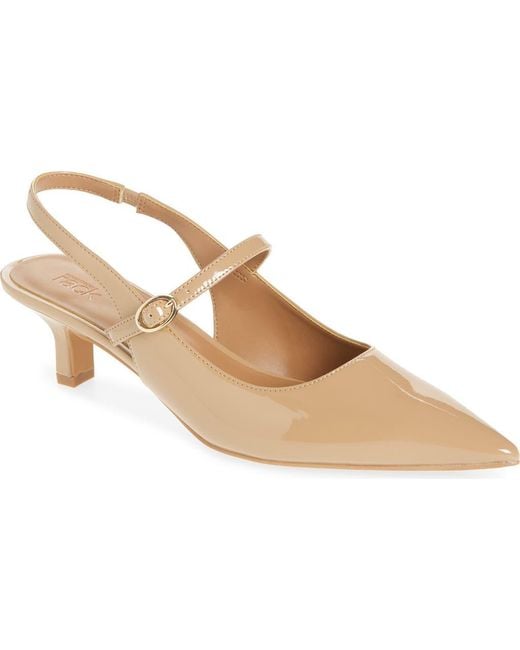 Nordstrom Rack Natural Miranda Slingback Pump