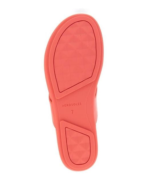Aerosoles Red Fallon Harness Sandal