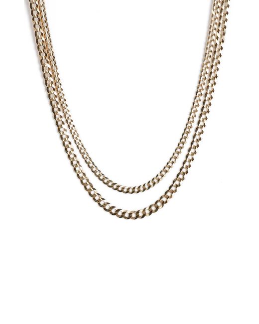 Lana Jewelry Metallic 14k Gold Strand Curb Link Choker Necklace