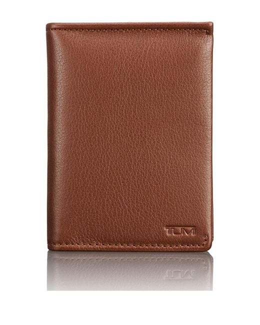 Tumi Brown L-fold Wallet for men