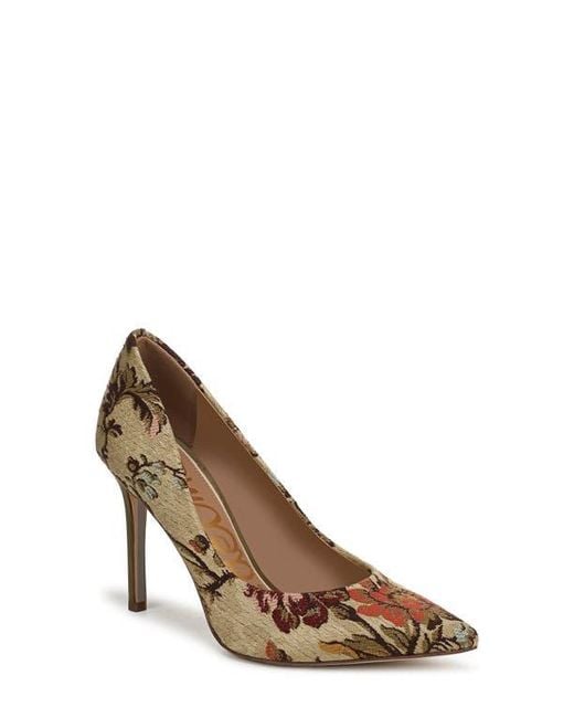Sam Edelman Brown Hazel Pointed Toe Pump
