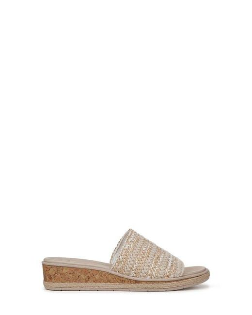 LifeStride White Breezy Slide Sandal