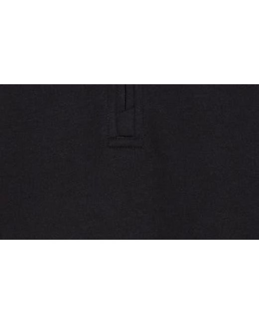 Travis Mathew Black Upgraded Quarter Zip Pullover for men