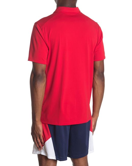 Nike Red Dri-fit Essential Solid Polo Shirt for men