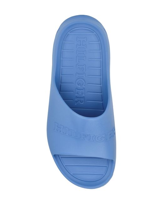 Tommy Hilfiger Blue Gager Slide Sandal for men