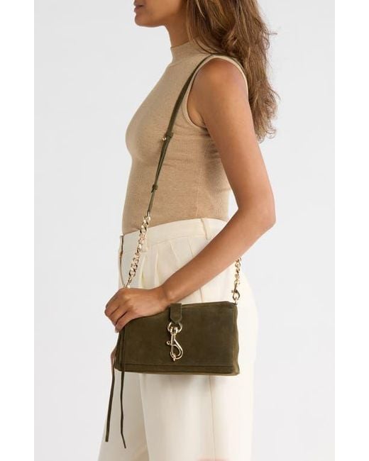 Rebecca Minkoff Green Megan Top Zip Crossbody Bag
