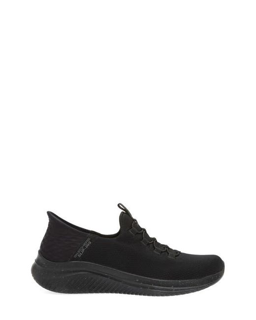 Skechers Black Ultra Flex 3.0 Right Away Slip-On Sneaker for men