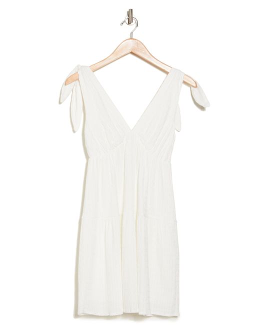 Lulus White Daydream Aura Embroided Sleeveless Dress