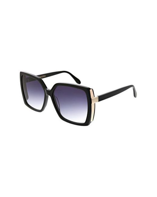 BCBGMAXAZRIA Black Glam 60Mm Gradient Square Sunglasses