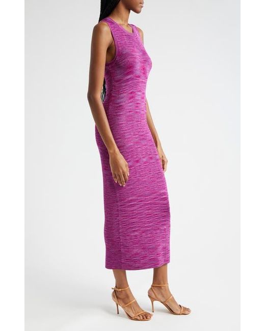 Ramy Brook Pink Priscilla Space Dye Knit Dress