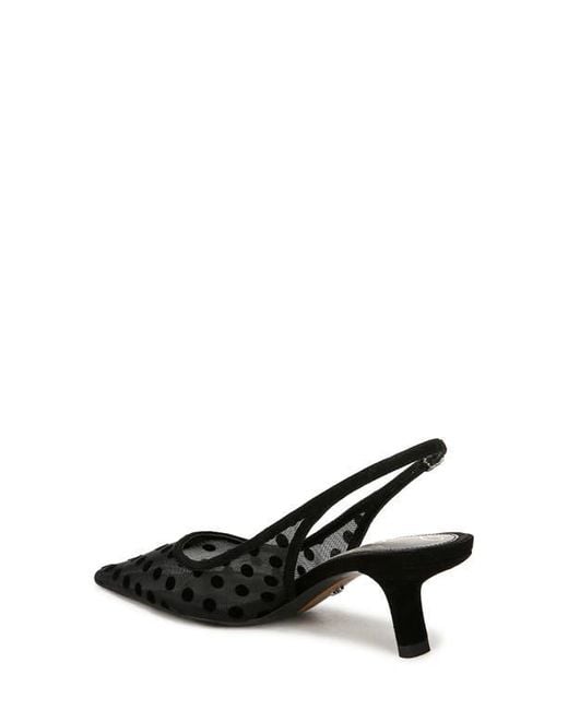 Sam Edelman Black Bianka Slingback Pointed Toe Pump