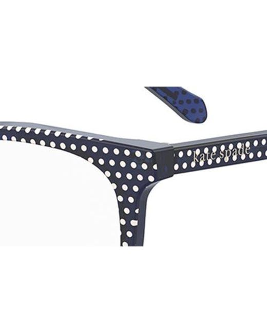 Kate Spade Brown Romeo 50Mm Rectangular Reading Glasses