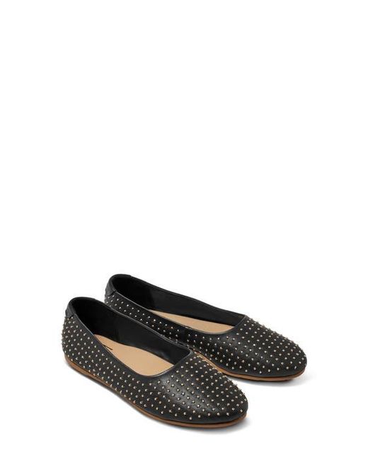 Beek Black Swiftlet Stud Ballet Flat