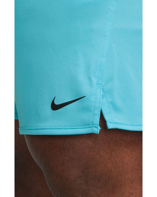 Nike Blue Dri-fit 7-inch Brief Lined Versatile Shorts for men