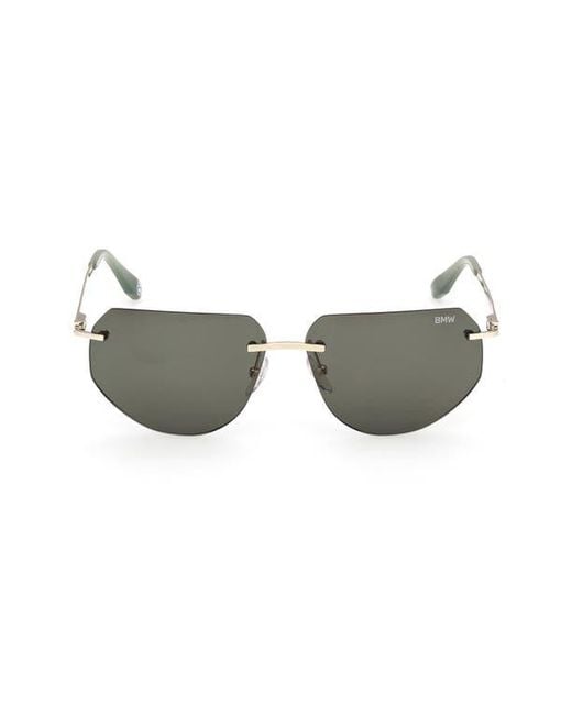 BMW Gray 59Mm Sunglasses for men