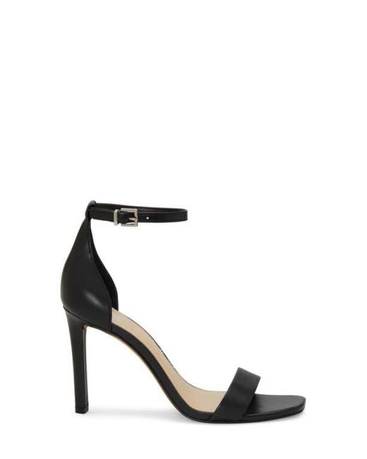 Vince Camuto Black Lauralie Ankle Strap Sandal