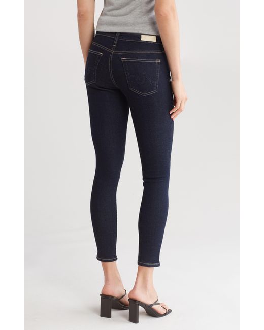 AG Jeans Blue B-type 001 Skinny Ankle Jeans