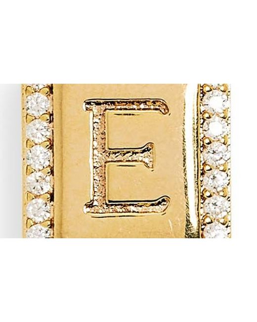 Leith Metallic Initial Pendant Necklace