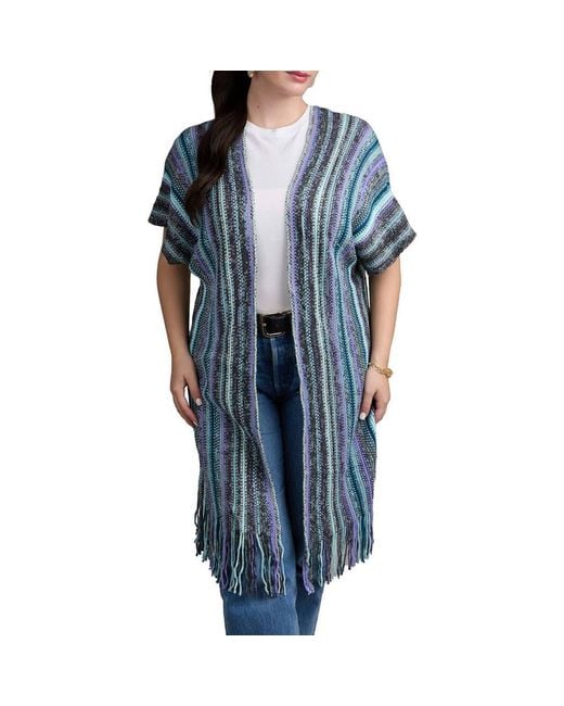 Saachi Blue Everyday Stripe Topper